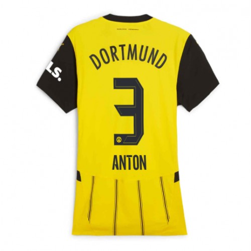 Dámy Fotbalový dres Borussia Dortmund Waldemar Anton #3 2024-25 Domácí Krátký Rukáv